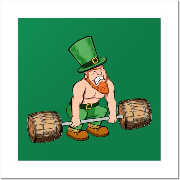 elf beer patrick day funny Wall Art by the house of parodies